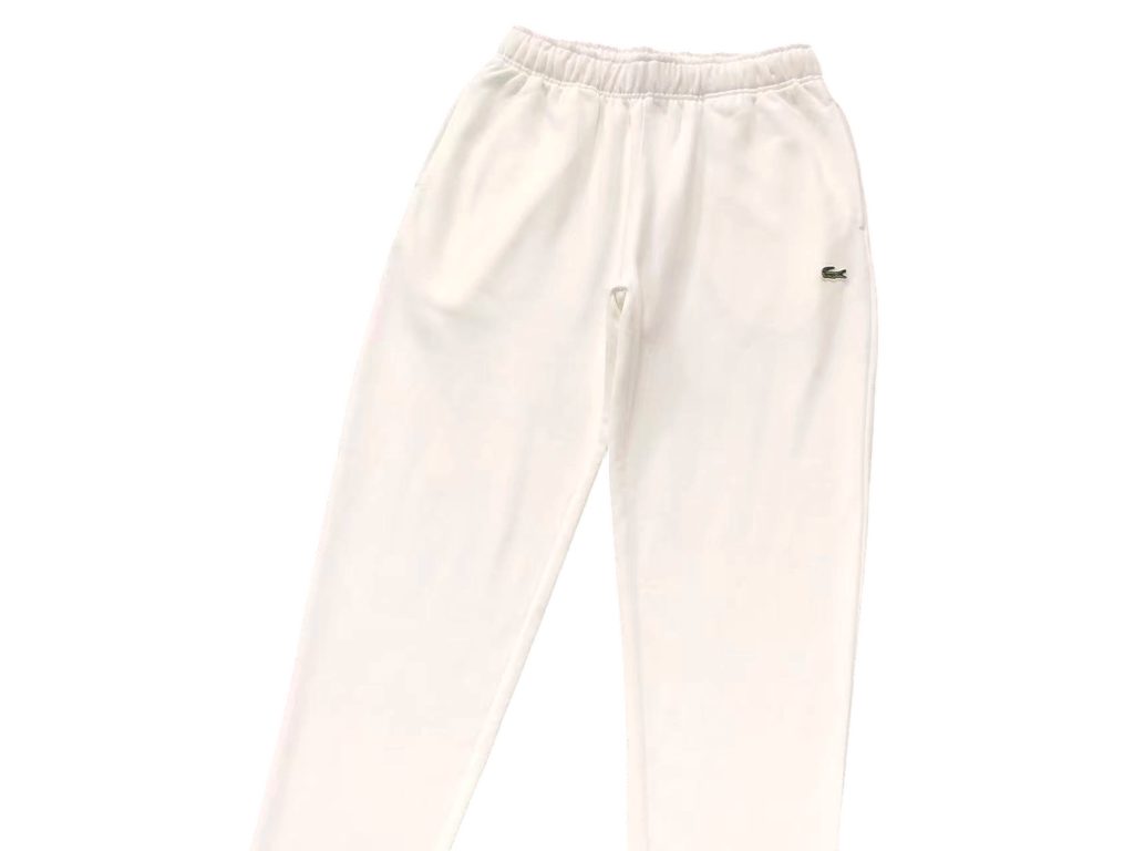 Lacoste hooded sweatshirt and pants set white OKLU20262188