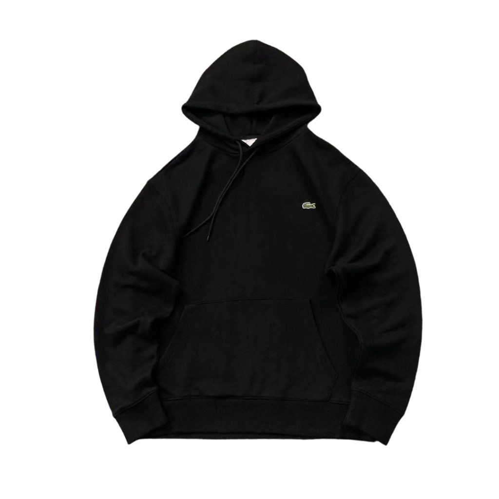 Lacoste hooded sweatshirt and pants set black OKLU20262189