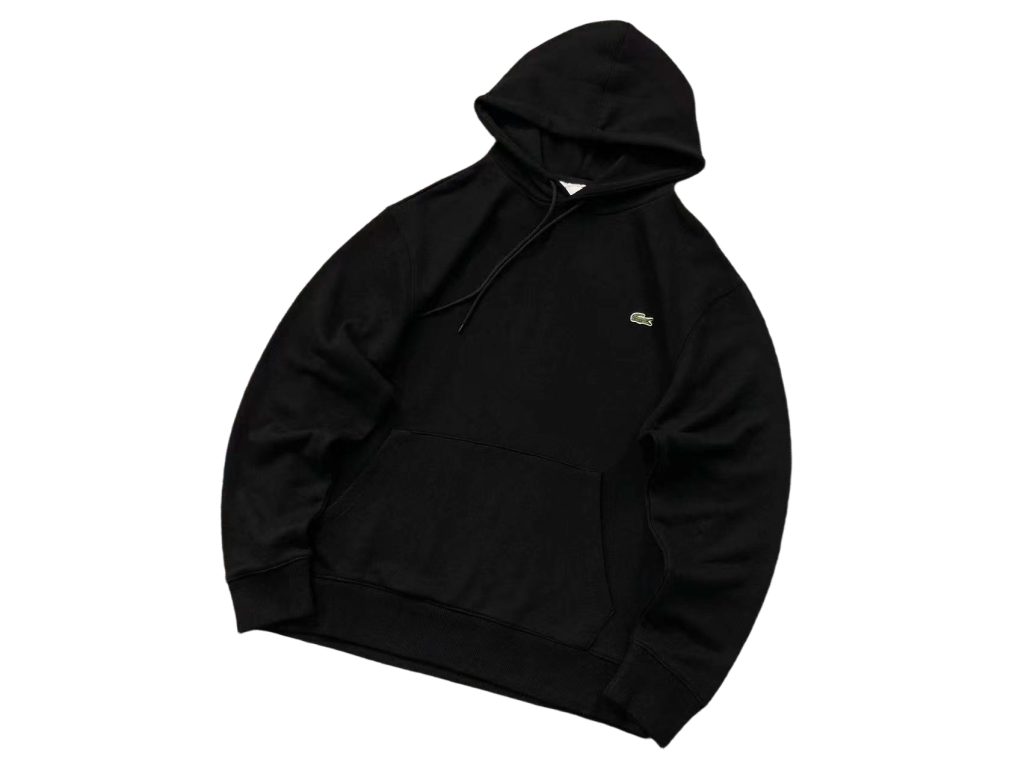 Lacoste hooded sweatshirt and pants set black OKLU20262189