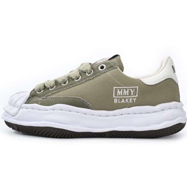 Maison Mihara Yasuhiro Peterson OG Sole Canvas Low White and Green OKLU2026218