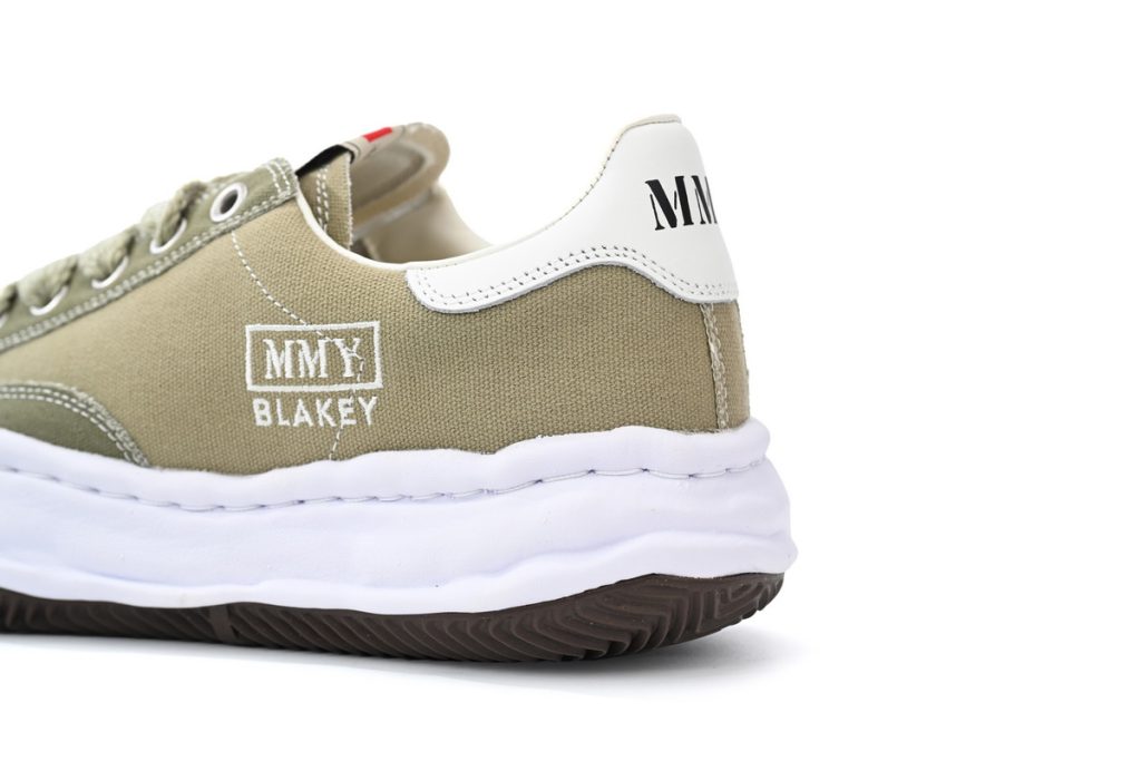 Maison Mihara Yasuhiro Peterson OG Sole Canvas Low White and Green OKLU2026218