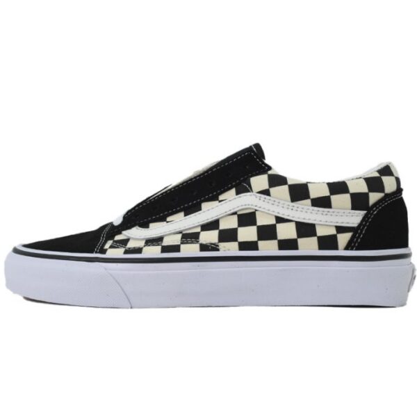 Vans Old Skool Primary Check WhiteBlack OKLU202622