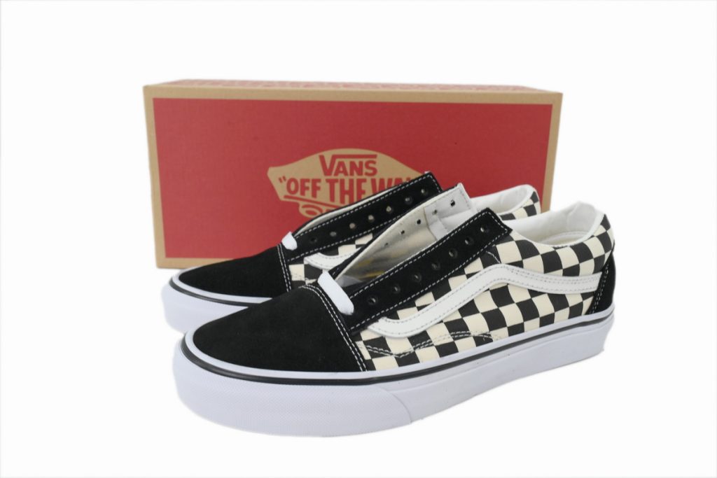 Vans Old Skool Primary Check WhiteBlack OKLU202622