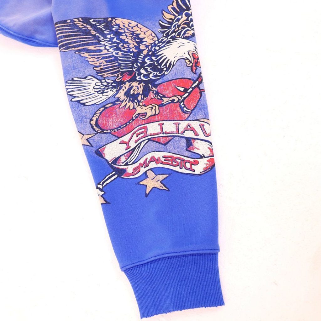 Vale Forever Valley Retro Casual Hoodie BLUE OKLU2026302
