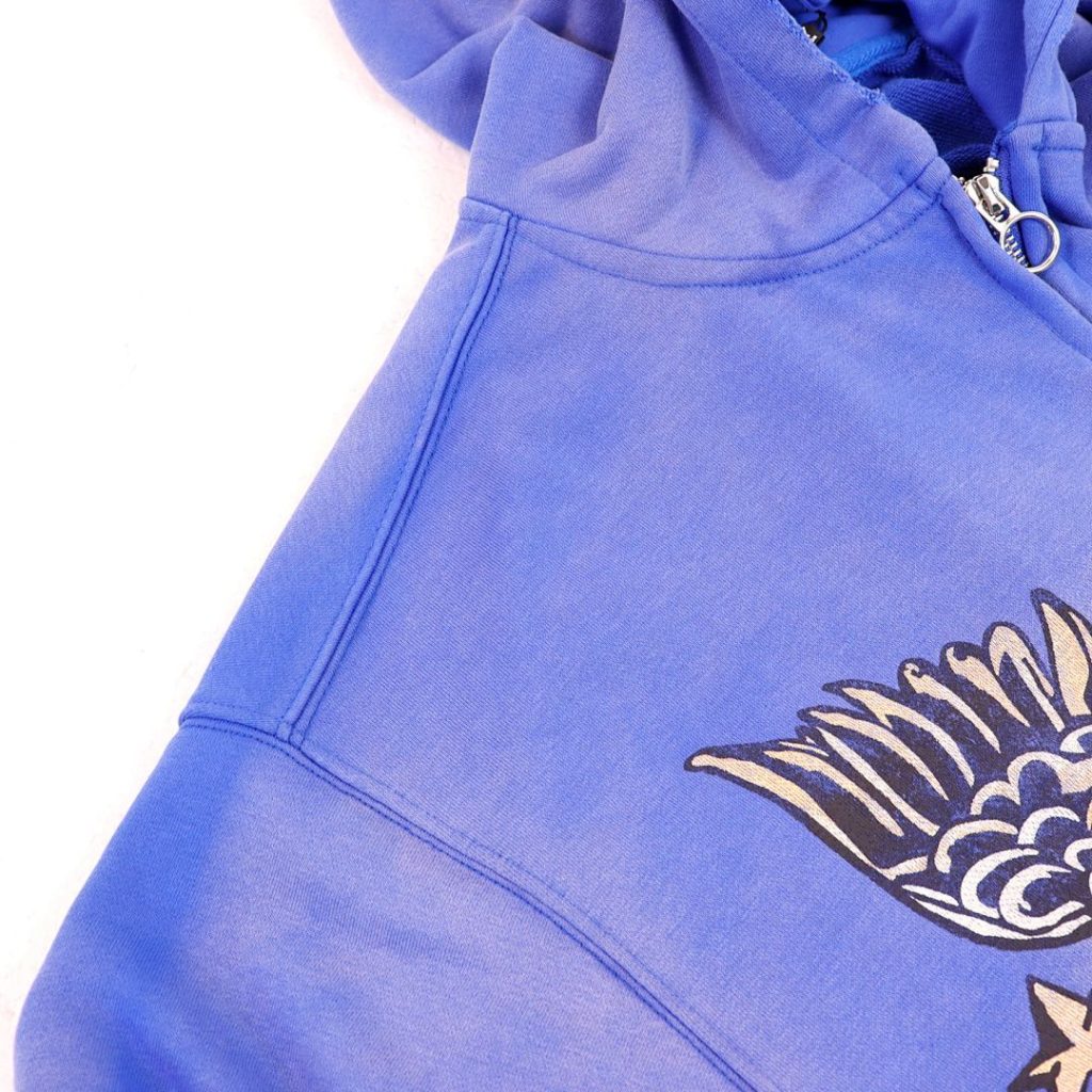 Vale Forever Valley Retro Casual Hoodie BLUE OKLU2026302