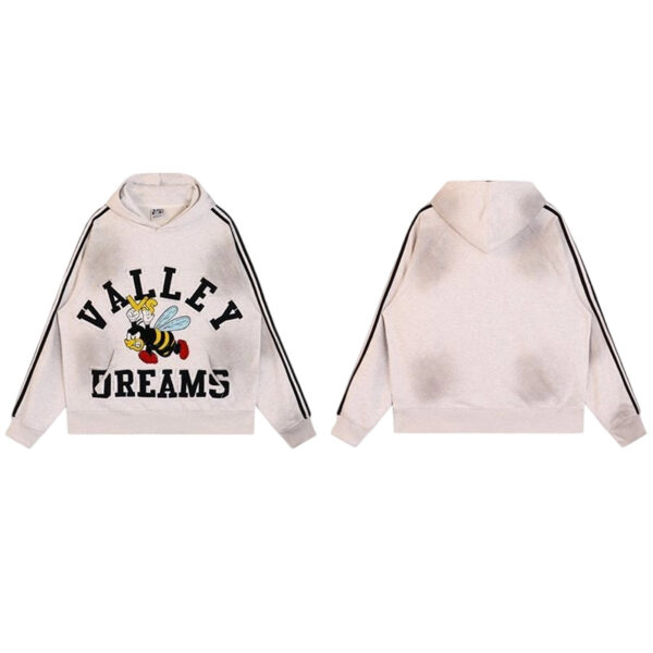 Vale Forever Valley Retro Casual Hoodie apricot OKLU2026308