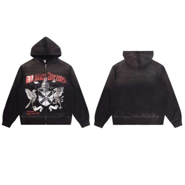 Vale Forever Valley Casual Hoodie Black OKLU2026312