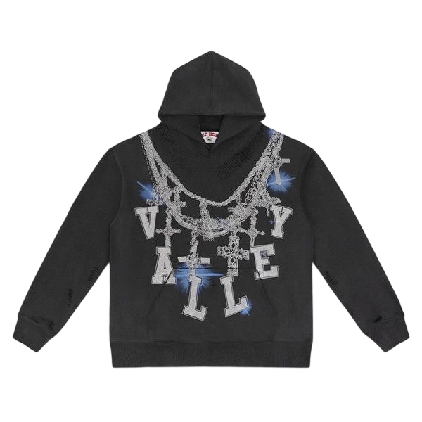 Vale Forever Valley American Retro Hoodie Black OKLU2026320