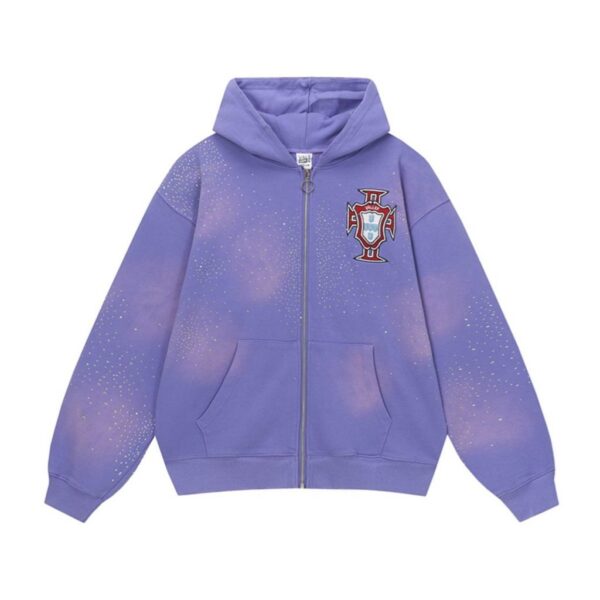 Vale Forever Valley American Retro Hoodie Purple OKLU2026321