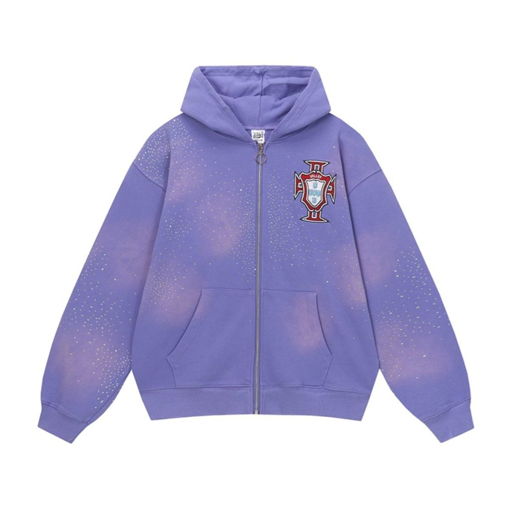 Vale Forever Valley American Retro Hoodie Purple OKLU2026321