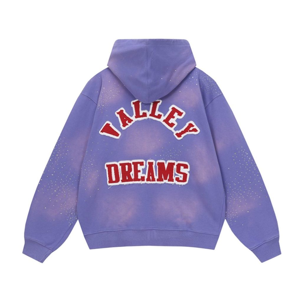 Vale Forever Valley American Retro Hoodie Purple OKLU2026321