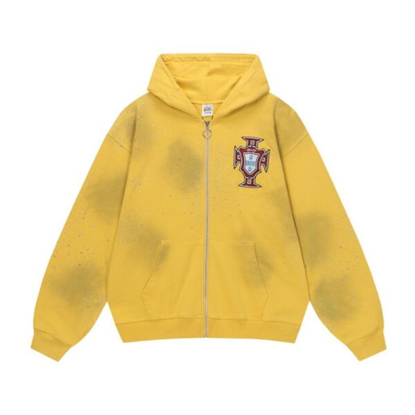 Vale Forever Valley American Retro Hoodie Yellow OKLU2026322