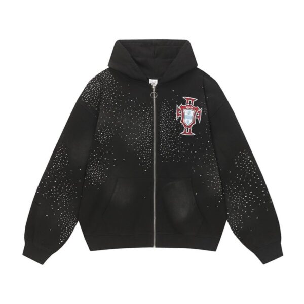 Vale Forever Valley American Retro Hoodie Black OKLU2026323