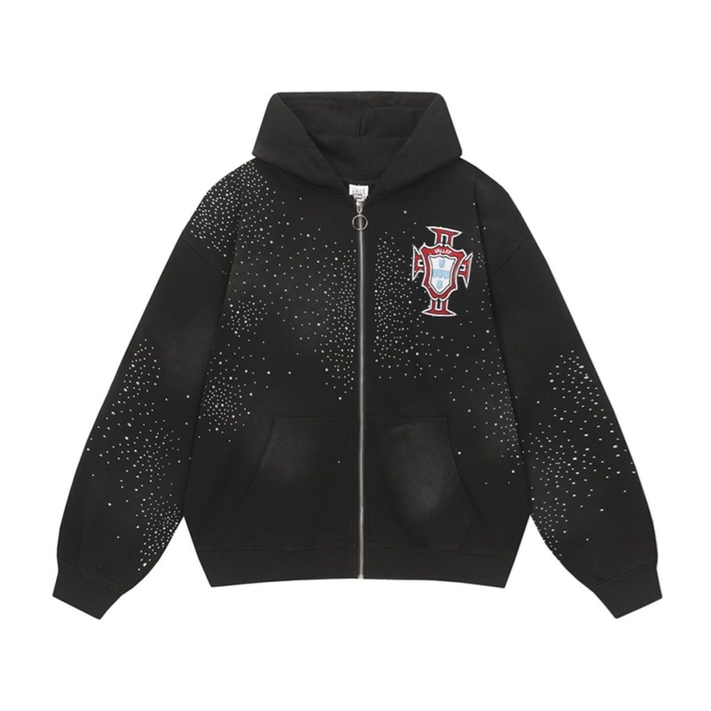 Vale Forever Valley American Retro Hoodie Black OKLU2026323