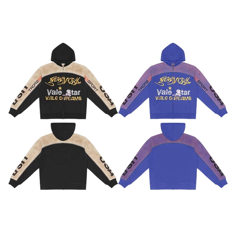 Vale Forever Valley niche hoodie Bluish-purple OKLU2026334