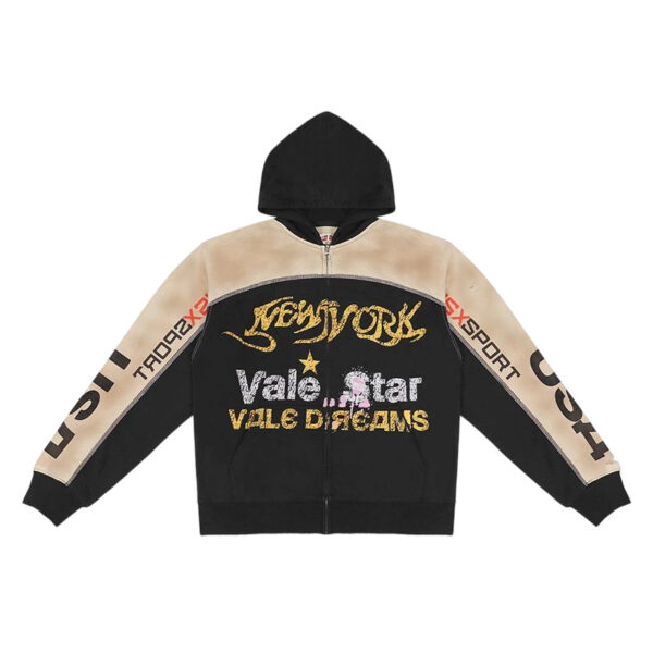 Vale Forever Valley niche hoodie rice black OKLU2026335