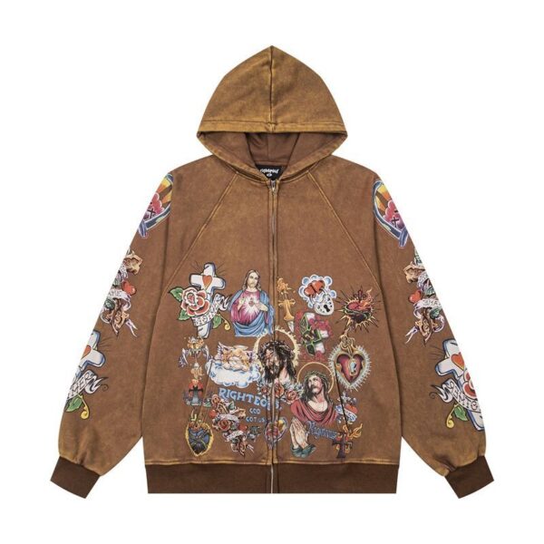 Vale Forever Valley niche hoodie Brown OKLU2026339