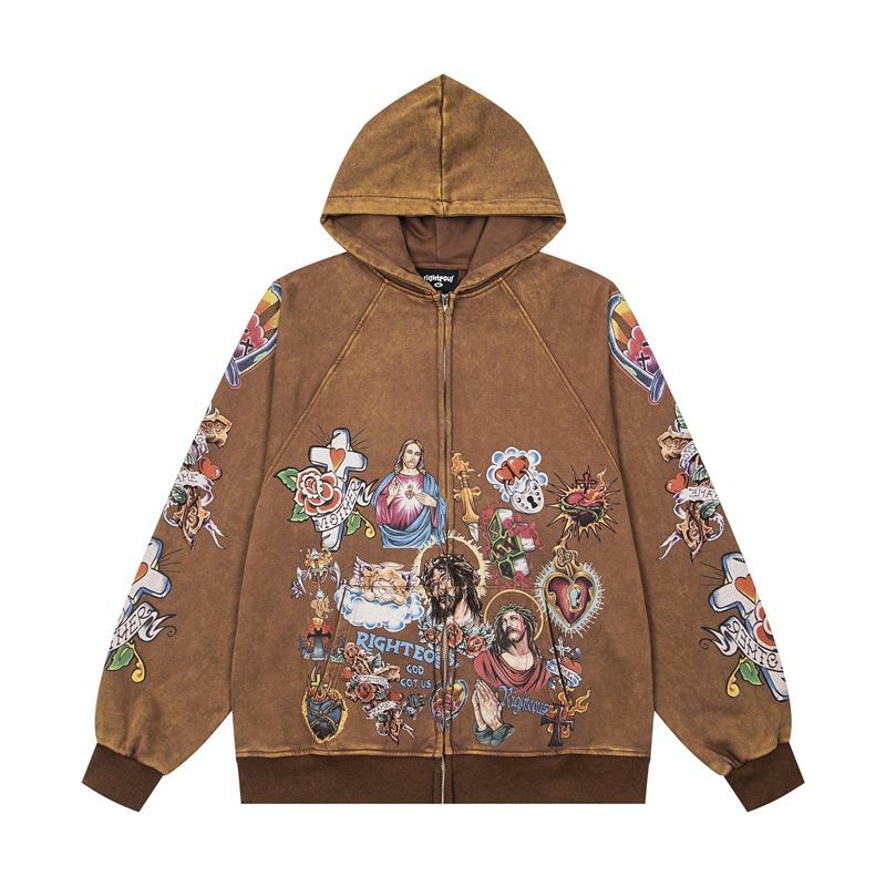 Vale Forever Valley niche hoodie Brown OKLU2026339