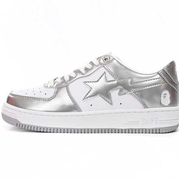 A Bathing Ape Bape Sta Low Silver OKLU2026421