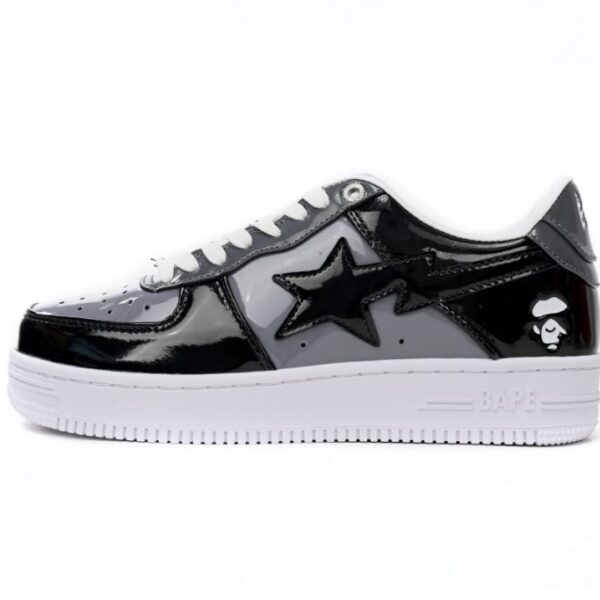 A Bathing Ape Bape Sta Low Black Grey Baolan OKLU2026423