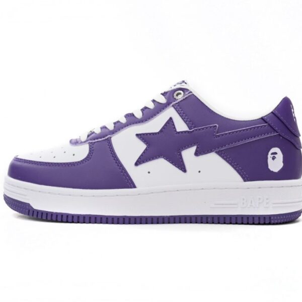A Bathing Ape Bape Sta Low White Purple OKLU2026424
