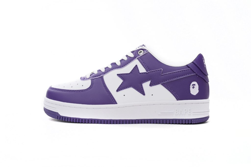 A Bathing Ape Bape Sta Low White Purple OKLU2026424