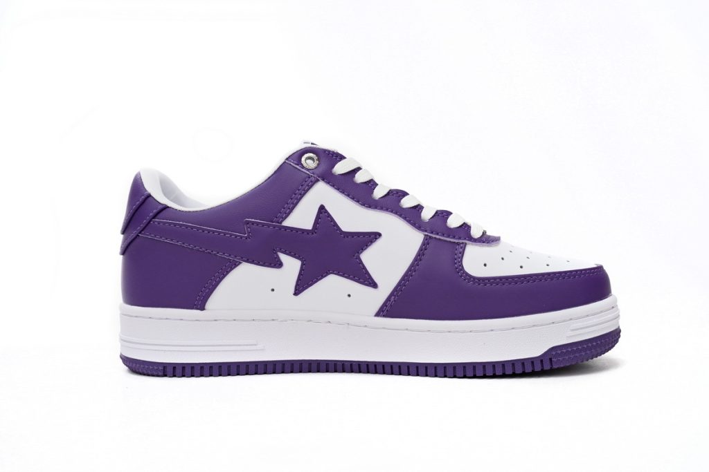 A Bathing Ape Bape Sta Low White Purple OKLU2026424