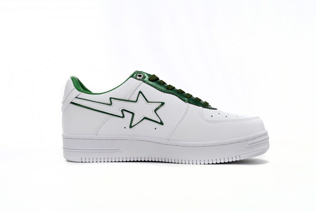 A Bathing Ape Bape Sta Low White Green edge OKLU2026426