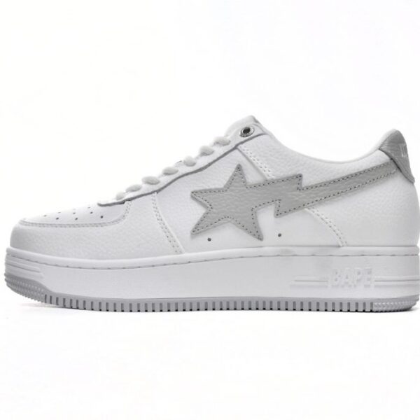 A Bathing Ape Bape Sta Low White Grey OKLU2026430
