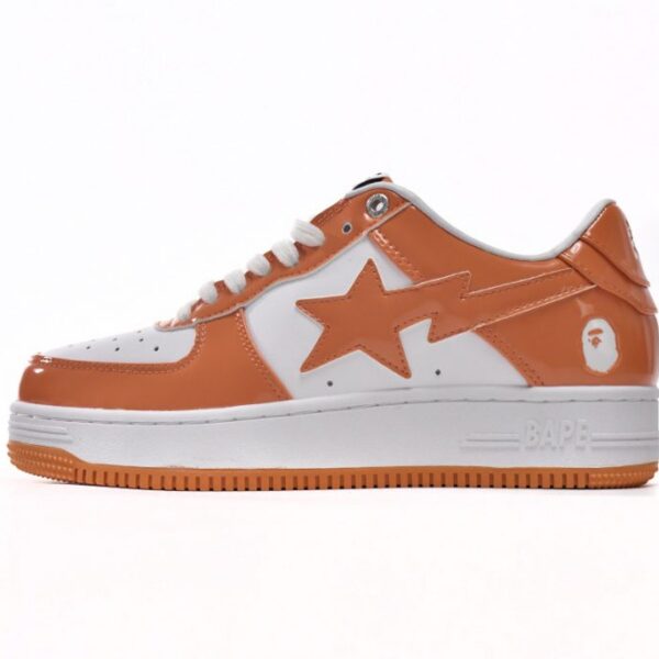 A Bathing Ape Bape Sta Low White Orange OKLU2026431