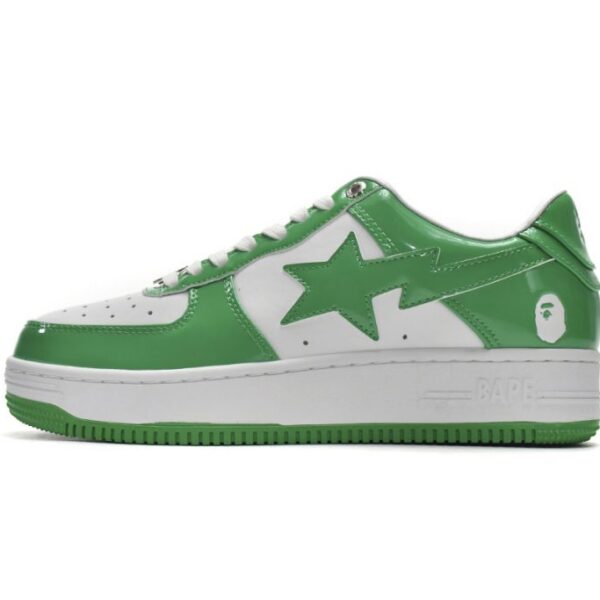A Bathing Ape Bape Sta Low White Green OKLU2026435
