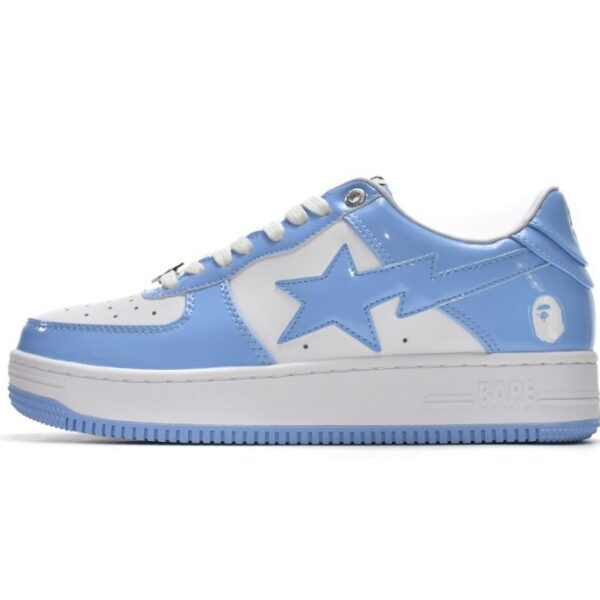 A Bathing Ape Bape Sta Low White Blue OKLU2026436