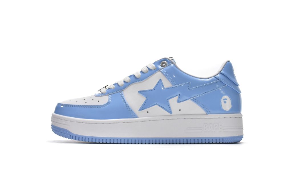A Bathing Ape Bape Sta Low White Blue OKLU2026436
