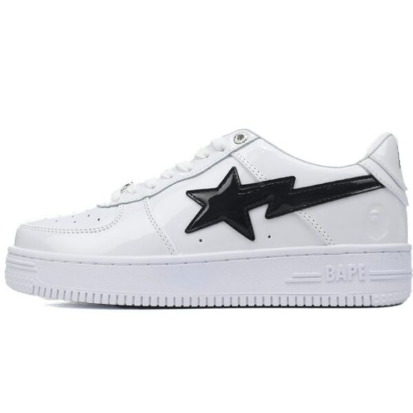 A BATHONG APE Bape STA White Mirror Black Hook OKLU2026437