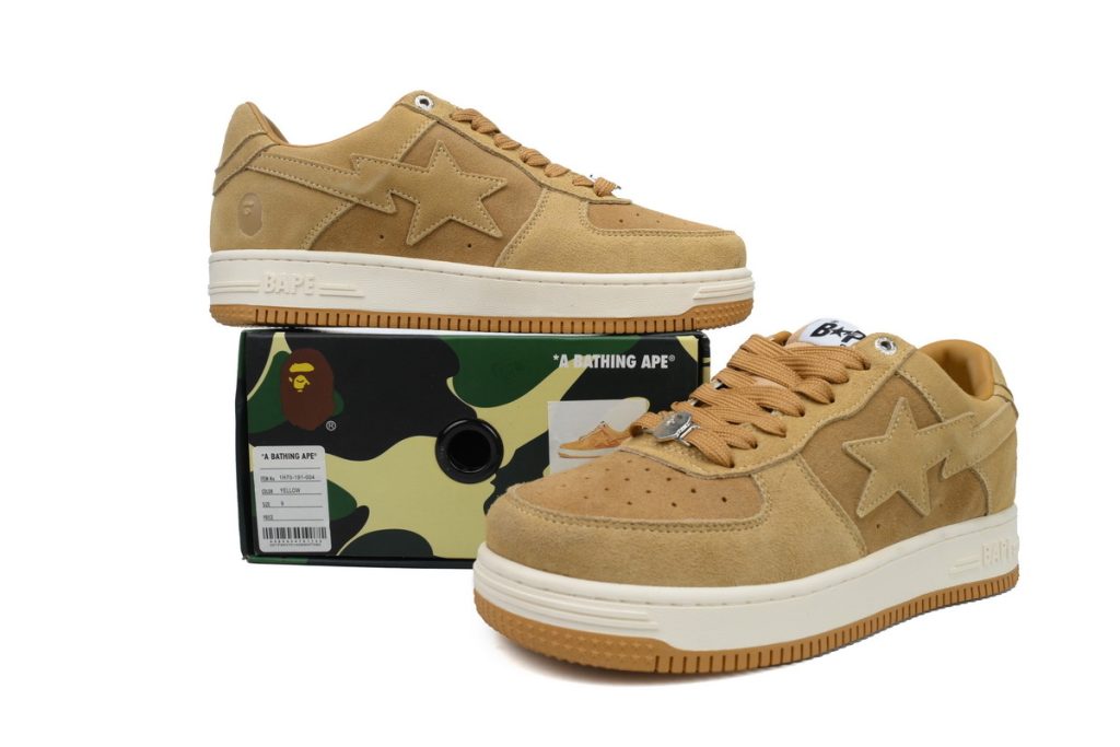 A BATHING APE Bape STA Yellow Reverse Fur OKLU2026443
