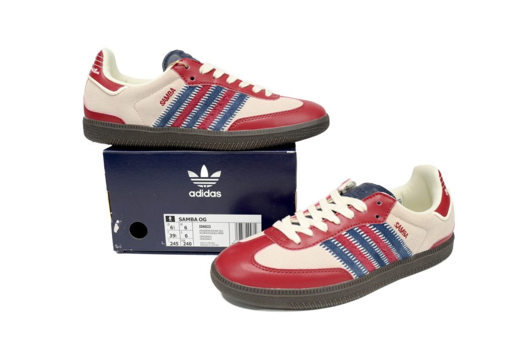 Originals Samba Vegan OG Beige Blue Red OKLU2026529