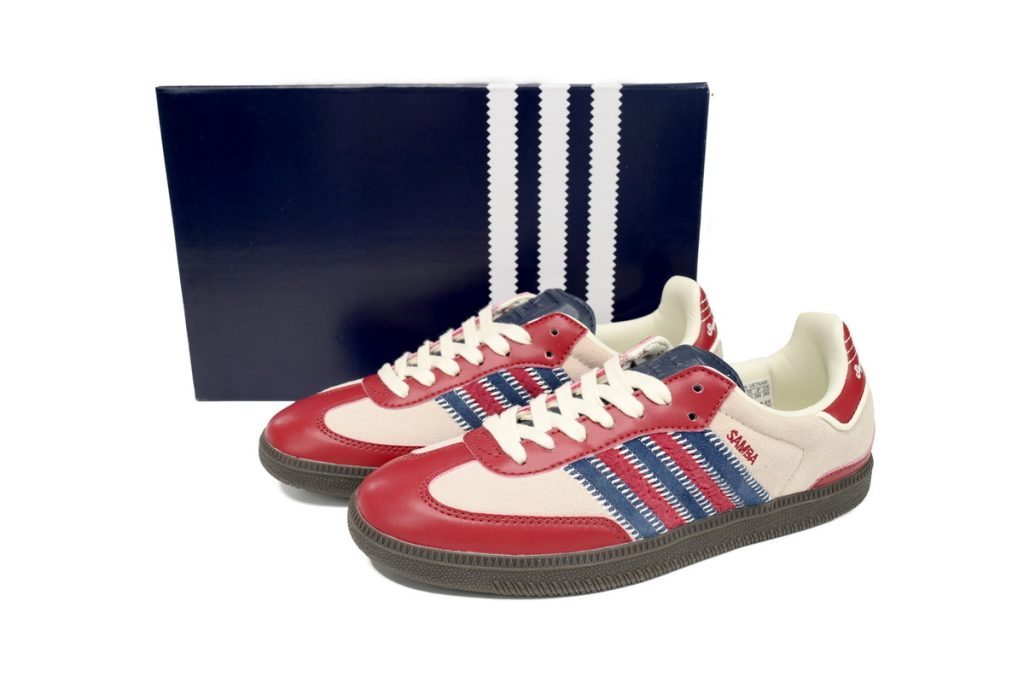 Originals Samba Vegan OG Beige Blue Red OKLU2026529