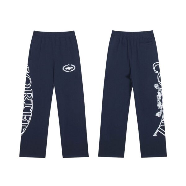 Corteiz casual sports sweatpants navy blue OKLU2026579