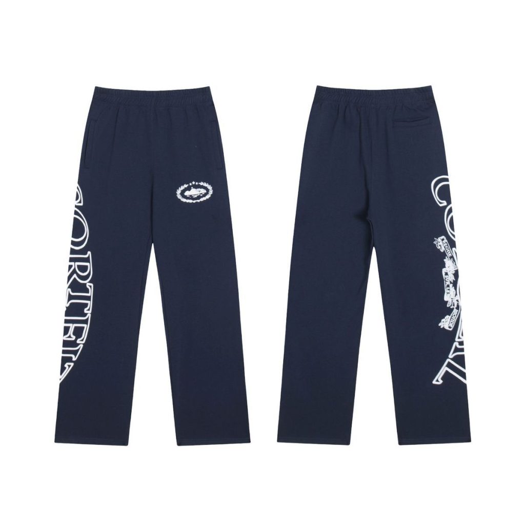 Corteiz casual sports sweatpants navy blue OKLU2026579