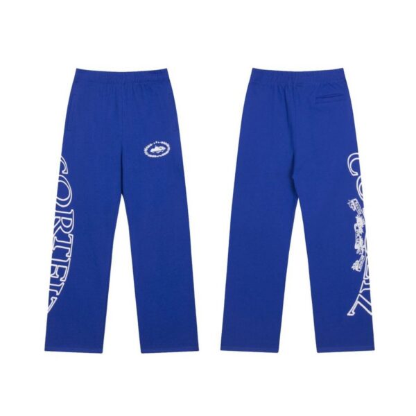 Corteiz casual sports sweatpants electric blue OKLU2026582