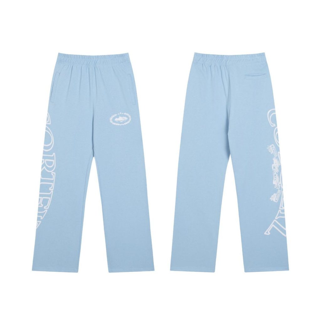 Corteiz casual sports sweatpants Sky blue OKLU2026583