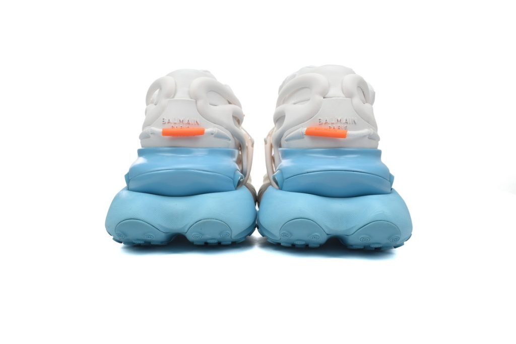 BALMAIN Multikolor Buty sportowe White Blue OKLU2026646