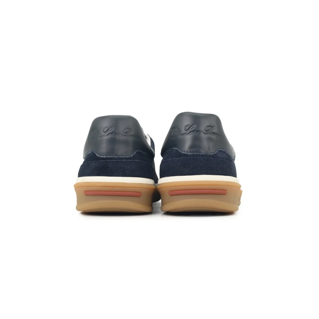 Loro Piana Tennis Walk Sneaker Suede Calf Split Slate Blue OKLU2026698