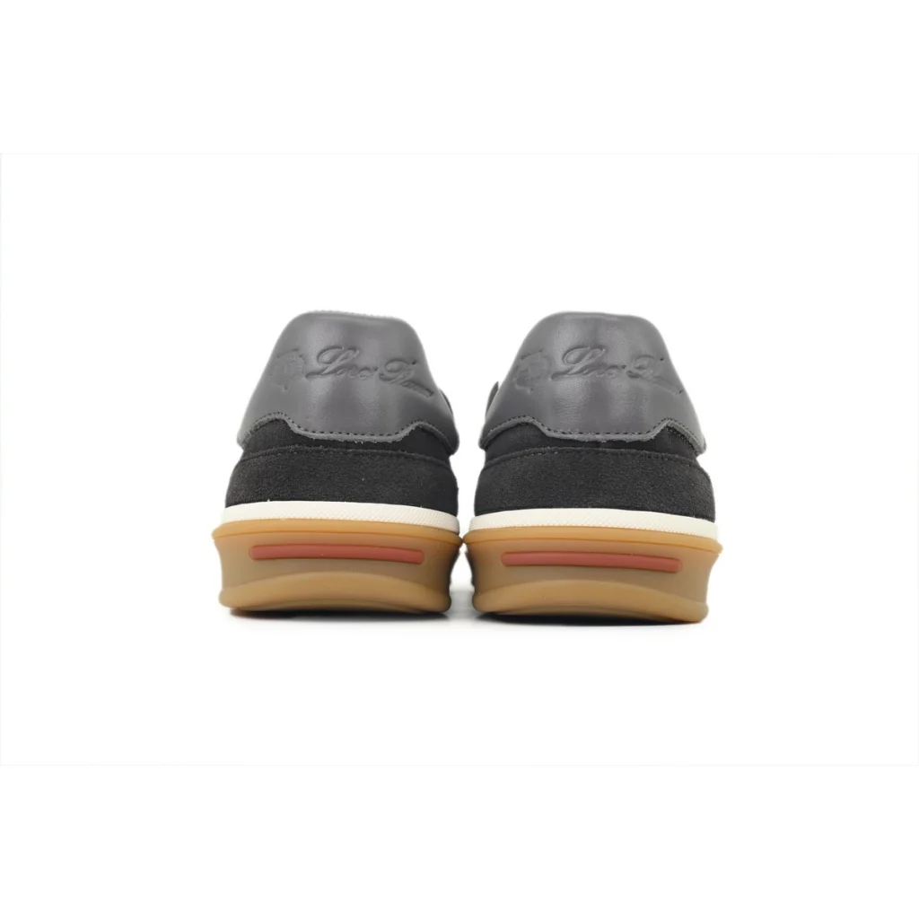 Loro Piana Tennis Walk Sneaker Suede Calf Split Grayish Brown OKLU2026699
