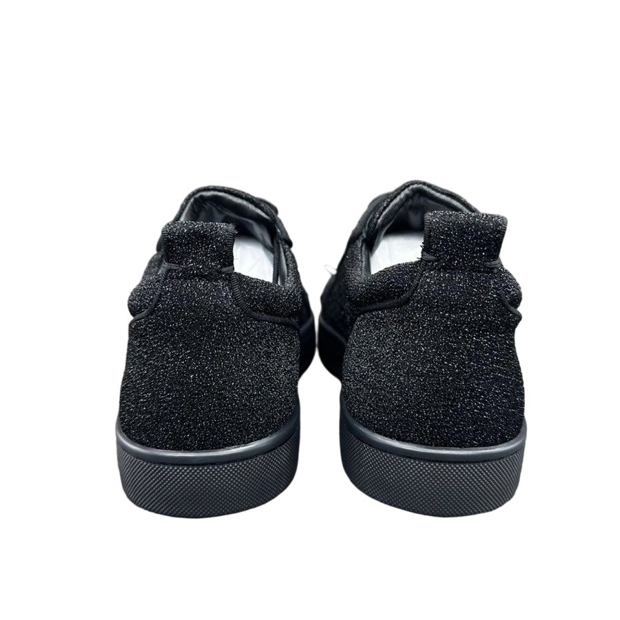 Christian Louboutin Louis Junior P Pik Pik Strass Sneakers Black OKLU2026712