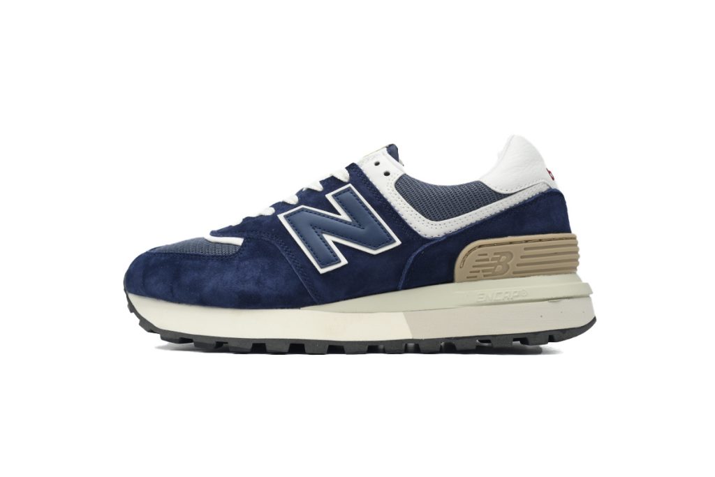 New Balance 574 Running Shoes Blue and White OKLU2026810