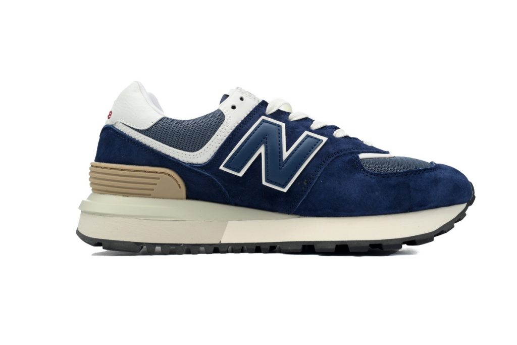 New Balance 574 Running Shoes Blue and White OKLU2026810