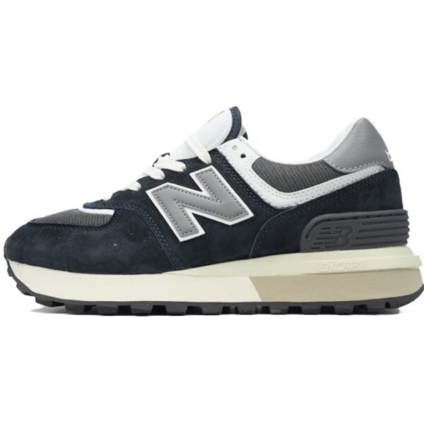 New Balance 574 Running Shoes Deep Blue Black Grey OKLU2026812