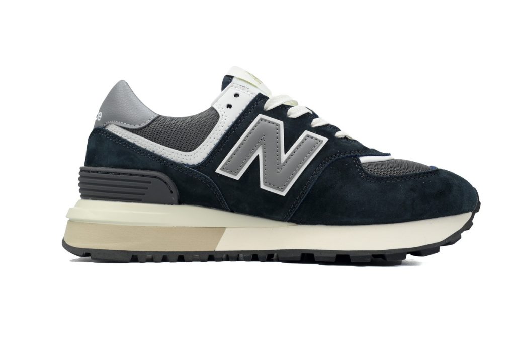 New Balance 574 Running Shoes Deep Blue Black Grey OKLU2026812
