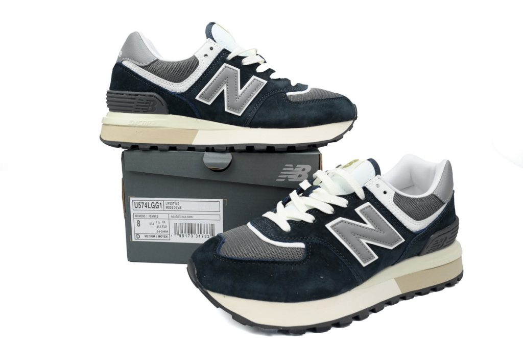 New Balance 574 Running Shoes Deep Blue Black Grey OKLU2026812